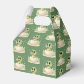 かわいい小さな恐竜が赤ちゃんのシャワーを途中にある フェイバーボックス (裏面サイド)