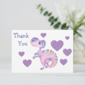 かわいい小さな恐竜サンキューカード サンキューカード (スタンド正面)