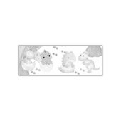 かわいい小さな恐竜 セルフインキングスタンプ (デザイン)