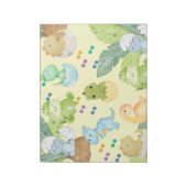 かわいい小さな恐竜 ノートパッド (回転)