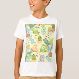 かわいい小さな恐竜 Tシャツ