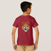 かわいい小さな探検家キッズTシャツ Tシャツ (裏面フル)