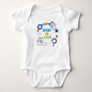 かわいい小さな星の赤ちゃんグラフィックTシャツ ベビーボディスーツ