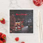 かわいい小さな暗い小妖精や小人。 スタンダードランチョンナプキン (インサイチュ)