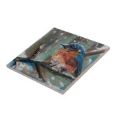 かわいい小さな東ブルーバードソングバードスモール タイル (側面)