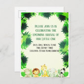 かわいい小さな森 インビテーションポストカード (正面/裏面)