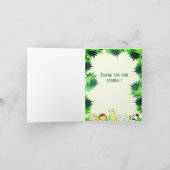 かわいい小さな森 招待状 (内部)