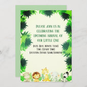 かわいい小さな森 招待状 (正面/裏面)