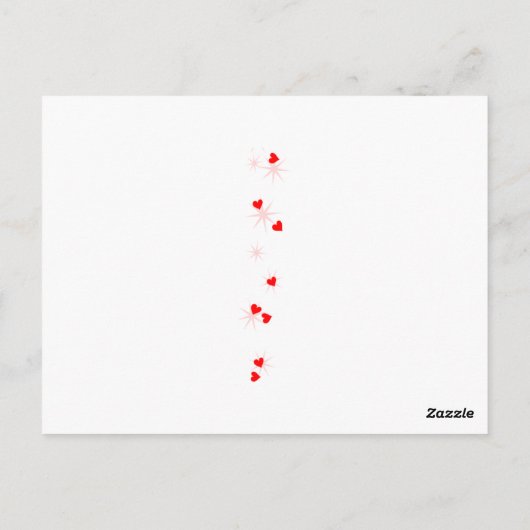 かわいい小さな歌うカウボーイヴィンテージバレンタイン ポストカード (裏面)