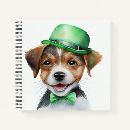 かわいい小さな水色ふわふわの子犬 ノートブック