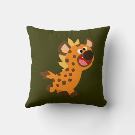 かわいい小さな漫画のハイナ枕 クッション (裏面)