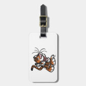 かわいい小さな漫画の虎のラゲッジタグ ラゲッジタグ (正面縦)