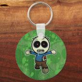 かわいい小さな漫画ゾンビ キーホルダー (正面)