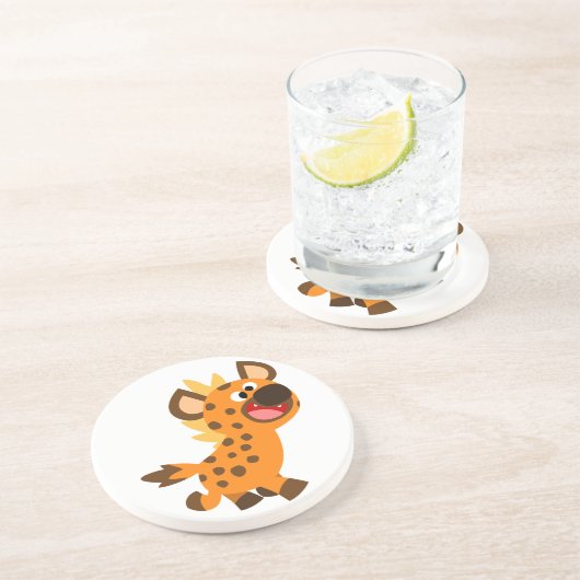 かわいい小さな漫画ハイエナコースター コースター (側面)