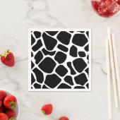 かわいい小さな牛のプリントベビーシャワー紙ナプキンス スタンダードカクテルナプキン (インサイチュ)