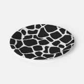 かわいい小さな牛のプリントベビーシャワー紙プレート ペーパープレート (アングル)