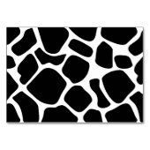 かわいい小さな牛の赤ちゃんシャワーおむつラッフルチケット テーブルナンバー (裏面)