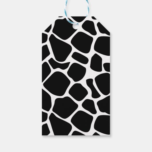 かわいい小さな牛の赤ちゃんシャワーギフトラベル ギフトタグ (裏面)