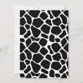 かわいい小さな牛の赤ちゃんシャワーパーティの招待状カード 招待状 (裏面)