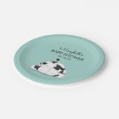 かわいい小さな牛の赤ちゃんシャワー紙プレート ペーパープレート (アングル)