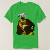 かわいい小さな犬が連王室の合で犬のペットを見分ける Tシャツ (デザイン正面)