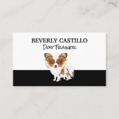 かわいい小さな犬 名刺 (正面)