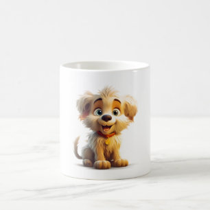 かわいい小さな犬 – 私の王国 コーヒーマグカップ
