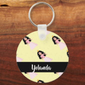 かわいい小さな王女 キーホルダー (正面)