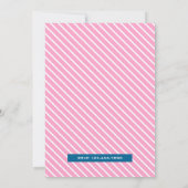 かわいい小さな甘いネズミのベビーシャワー 招待状 (裏面)