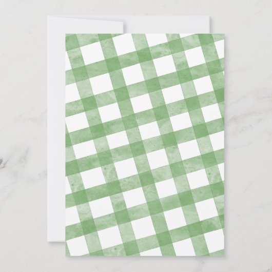 かわいい小さな甘いレモン赤ちゃんシャワー 招待状 (裏面)