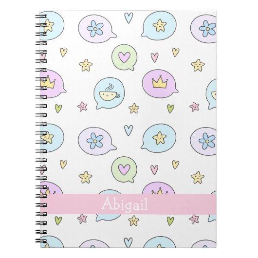 かわいい小さな生き物 – キッズノートブック ノートブック (正面)