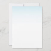 かわいい小さな男の口ひげベビーシャワー招待状 招待状 (裏面)