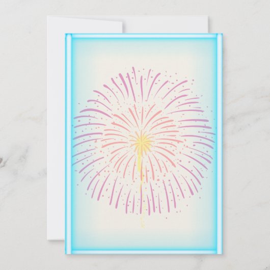 かわいい小さな男の子おもしろいロボット最初の誕生日 招待状 (裏面)