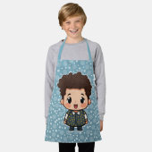 かわいい小さな男の子のエプロン エプロン (着用した状態)
