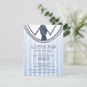 かわいい小さな男の赤ちゃんシャワー 招待状 (スタンド正面)