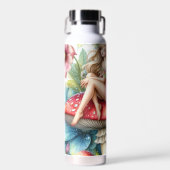 かわいい小さな着色の妖精 ウォーターボトル (正面)