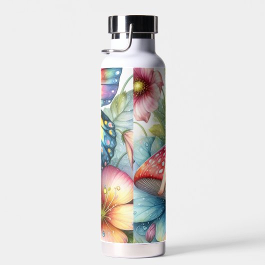 かわいい小さな着色の妖精 ウォーターボトル (右面)