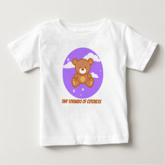 かわいい小さな竜巻 ベビーTシャツ