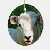 かわいい小さな羊 セラミックオーナメント (左)