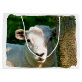 かわいい小さな羊 ラージペーパーバッグ (裏面)