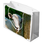 かわいい小さな羊 ラージペーパーバッグ (裏面アングル)