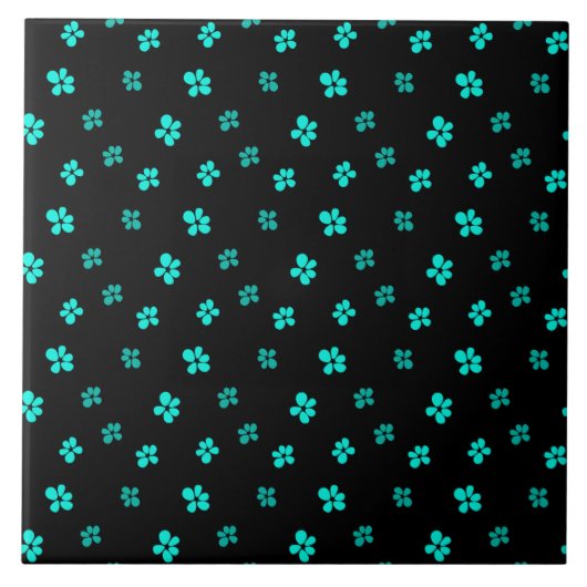 かわいい小さな花 タイル (正面)