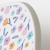 かわいい小さな花 ピックルボールラケット (左詳細)