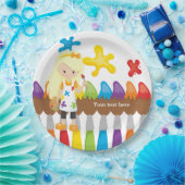 かわいい小さな芸術家 ペーパープレート (パーティー)