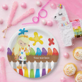 かわいい小さな芸術家 ペーパープレート (パーティー)