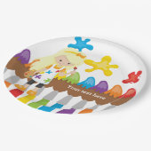 かわいい小さな芸術家 ペーパープレート (アングル)