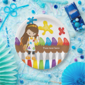 かわいい小さな芸術家 ペーパープレート (パーティー)