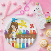 かわいい小さな芸術家 ペーパープレート (パーティー)