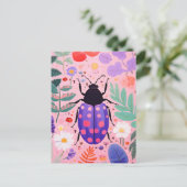 かわいい小さな虫 ポストカード (スタンド正面)