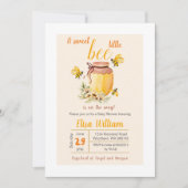 かわいい小さな蜂がやってくる お知らせ 招待状 (正面)